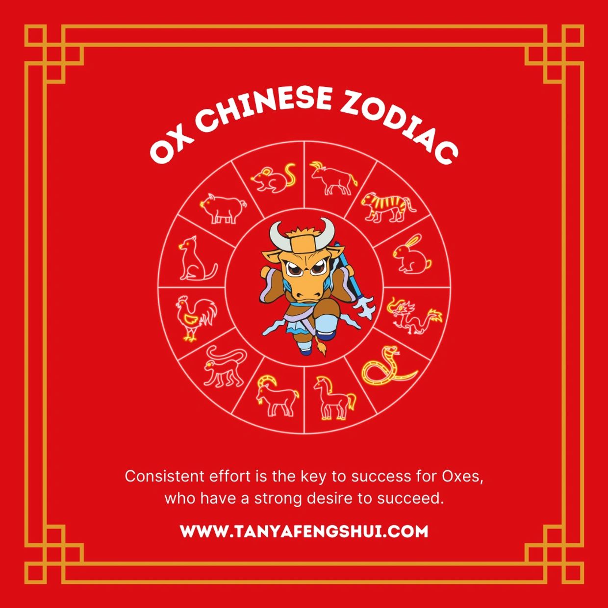 Tanya's Feng shui Ox Zodiac 2024, Ox 2024, Ox 2024